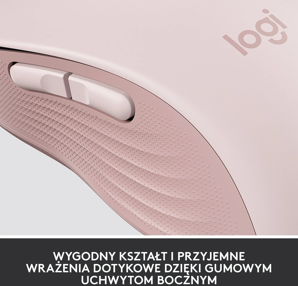 Belaidė pelė Logitech Signature M650 L, rožinės spalvos