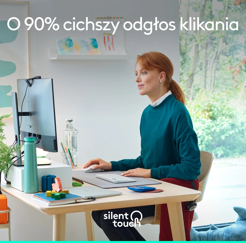 Belaidė pelė Logitech Signature M650, balta