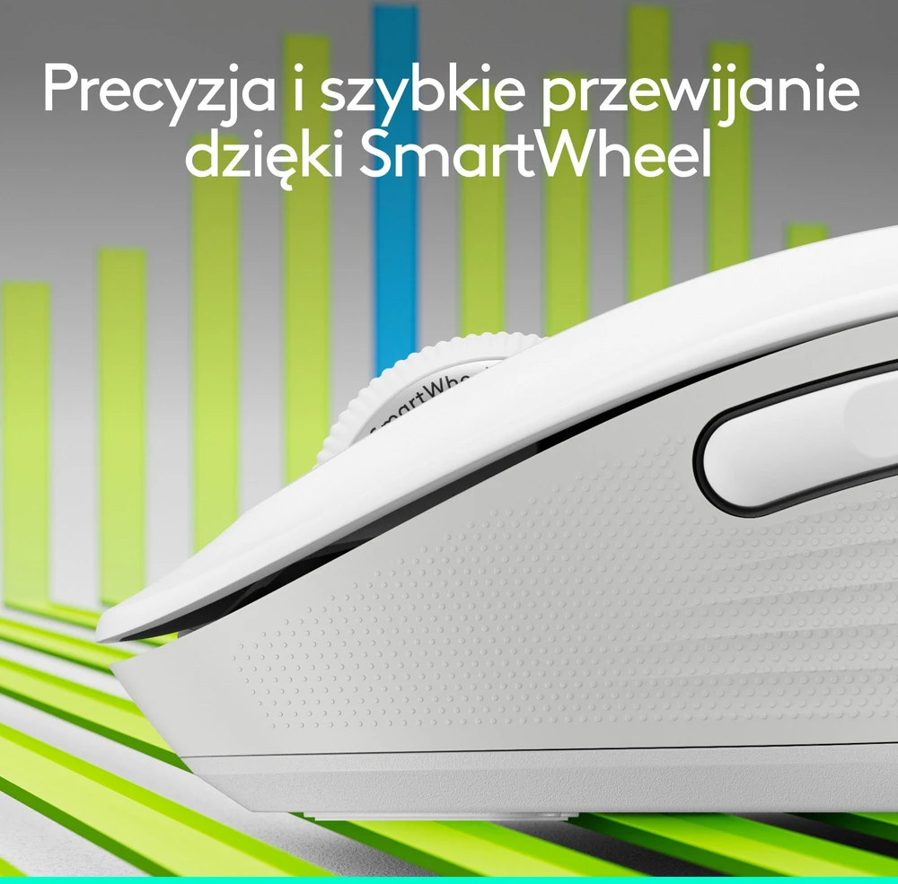 Belaidė pelė Logitech Signature M650, balta