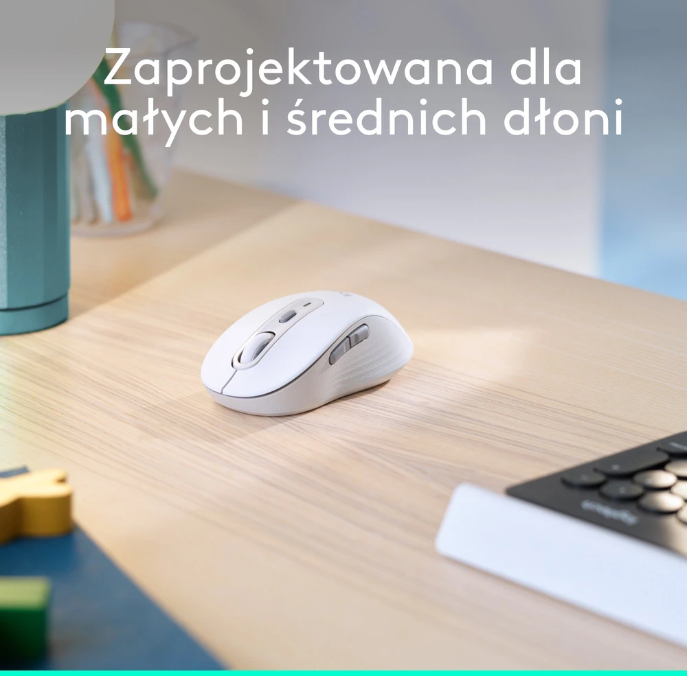 Belaidė pelė Logitech Signature M650, balta