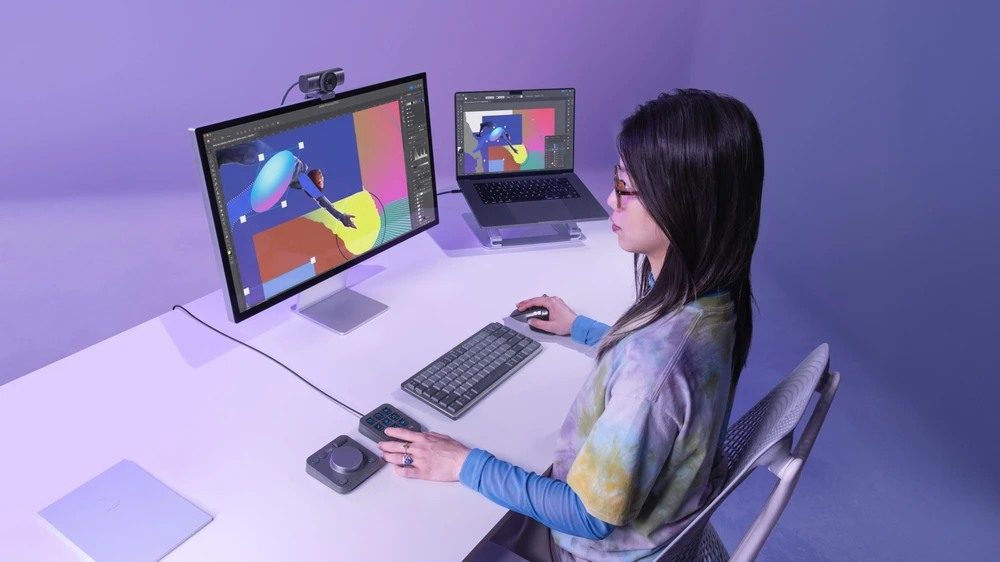 „Logitech MX Creative“ konsolė, grafito spalvos