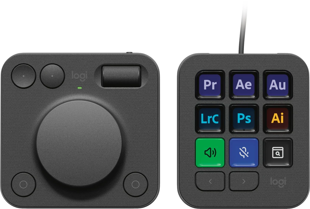 „Logitech MX Creative“ konsolė, grafito spalvos