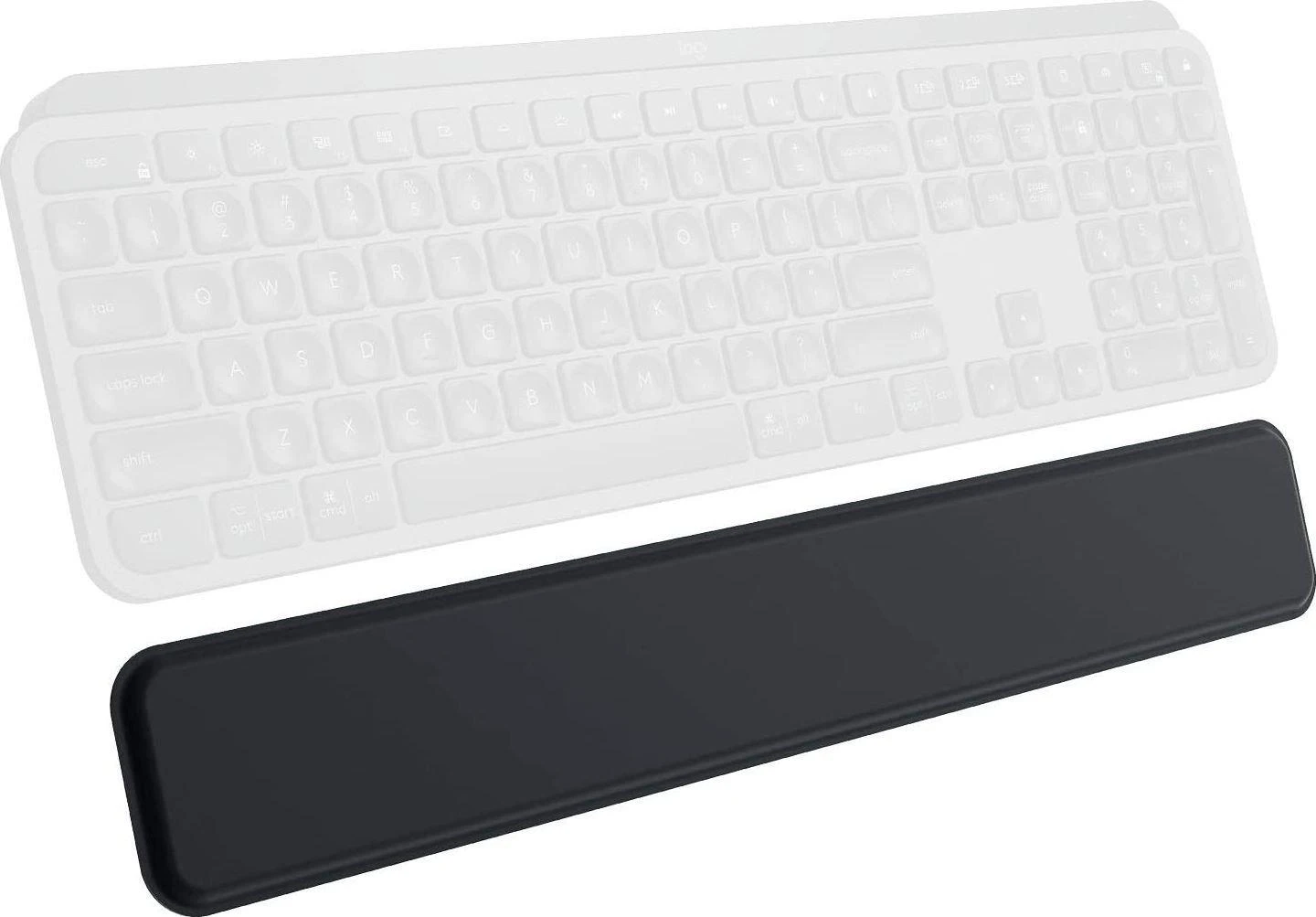 Klaviatūra LOGITECH MX Keys riešo atrama (juoda)