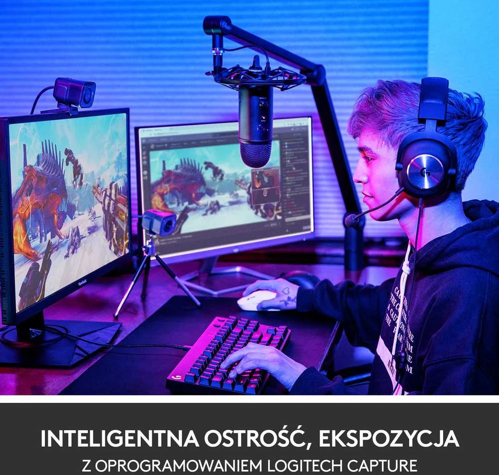 Internetinė kamera Logitech StreamCam FHD 1920 x 1080 pikseliai USB 3.2 Gen 1 (3.1 Gen 1) Juoda