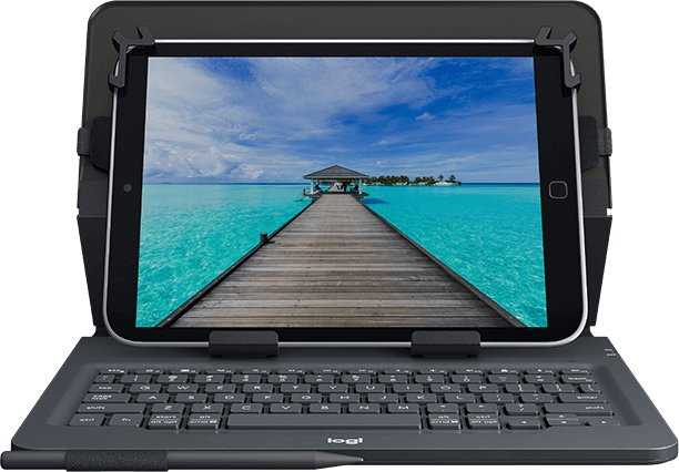 Logitech UNIVERSALUS FOLIO / INTEGRUOTAS KLAVIATŪRA - 9-10 COLIŲ PLANŠETINIAI KOMPIUTERIAI ITALIJOS - MEDITER