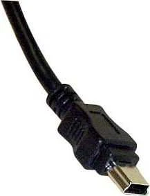 Logo USB kabelis (2.0), USB A M - miniUSB (M), 1.8m, juoda, cena za 1 vnt.
