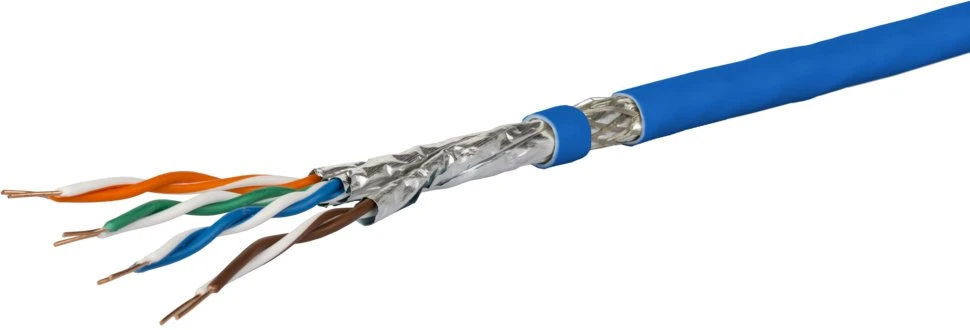 MTZ METZ CONNECT 1308427B34145 tinklo kabelis Mėlyna 100 m Cat7a S/FTP (S-STP)
