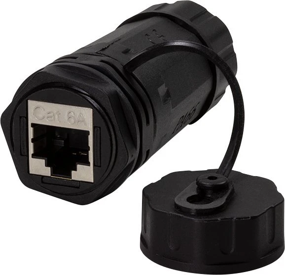 LOGON LOGON NETWORKING TWPGLAND84 lyties keitiklis / RJ-45 kabeliai Juodas