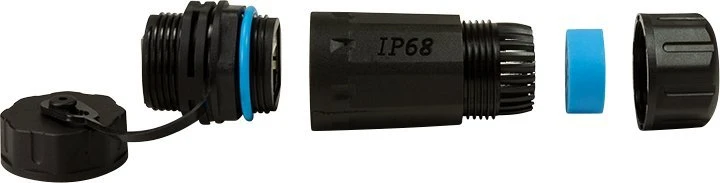 LOGON LOGON NETWORKING TWPGLAND84 lyties keitiklis / RJ-45 kabeliai Juodas