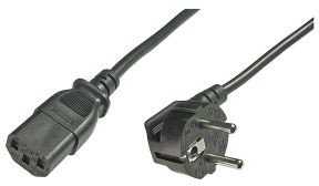 Kabelis zasilający LOGON POWER CABLE 0.5M - C13-CEE7/5