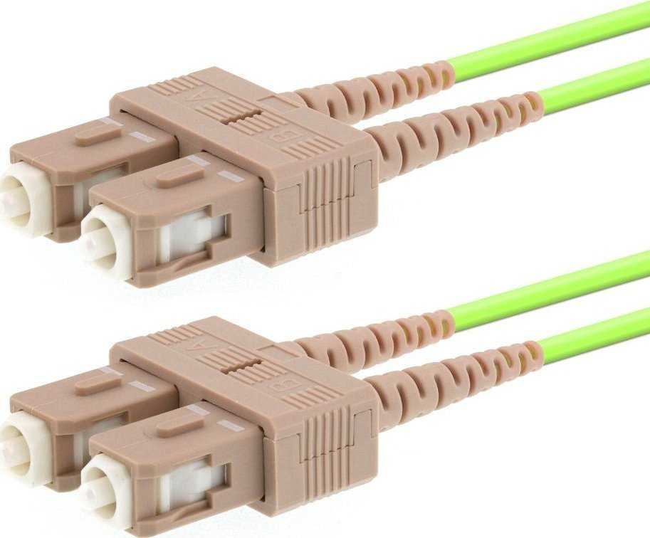LOGON LOGON PROFESSIONAL AL5SCSC05I/5I kabelis InfiniBand / światłowodowy 5 m SC Jasnozielony