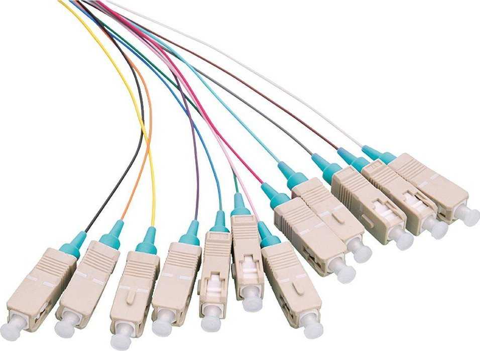 LOGON LOGON PROFESSIONAL LFP025 kabelis InfiniBand / światłowodowy 2 m SC Pigtail Kolor Aqua, Różne kolory