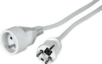 LOGON LOGON PSPC03W Baltas maitinimo laidas 3 m F tipo maitinimo kištukas