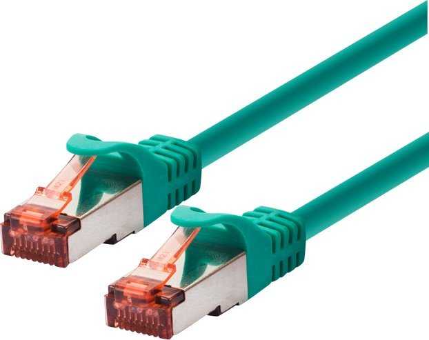 LOGON TCF66F003G kabelis sieciowy Žalias 0,3 m Cat6a F/UTP (FTP)