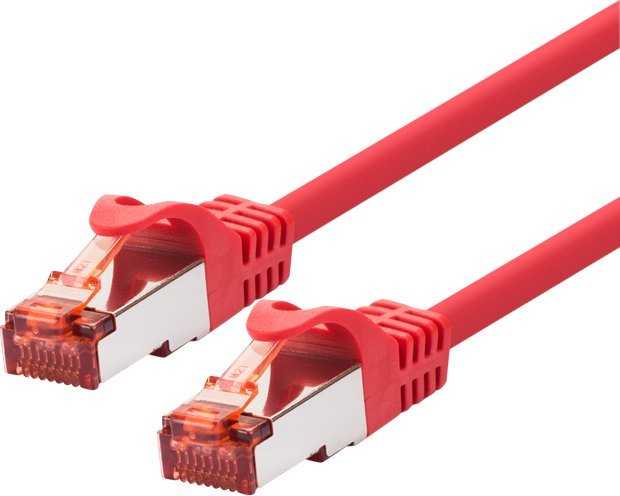 LOGON TCF66F150R Raudona tinklo kabelis 15 m Cat6a F/UTP (FTP)