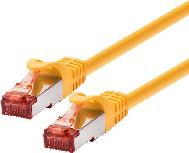 LOGON TCF66F200Y kabelis sieciowy Geltonas 20 m Cat6a F/UTP (FTP)