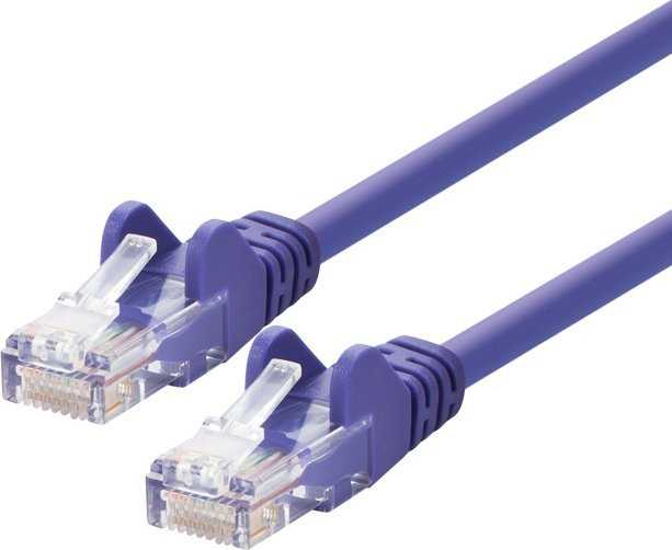 LOGON LOGON TCU55U0025P kabelis sieciowy Violetinis 2,5 m Cat5e U/UTP (UTP)