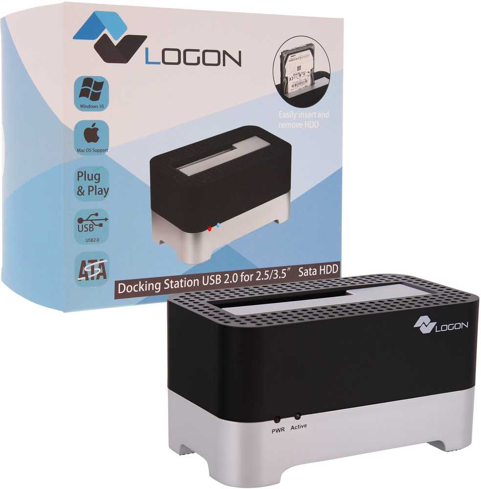 Stacja/replikator LOGON LHC030 USB 2.0 Type-B (DOCKING STATION USB 2.0 FOR)