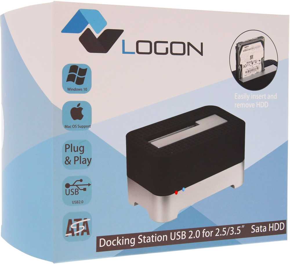 Stacja/replikator LOGON LHC030 USB 2.0 Type-B (DOCKING STATION USB 2.0 FOR)