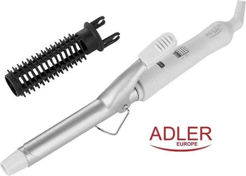 Adler | AD 2105 | Garantija 24 mėn. | Keraminė kaitinimo sistema | Vamzdelio skersmuo 19 mm | Kaitinimo lygių skaičius 1 | 25 W | Baltas