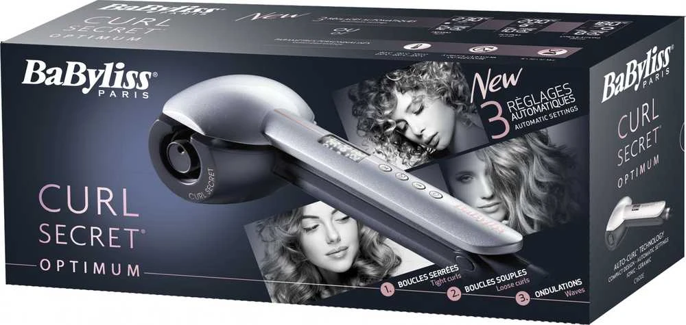 Automatinis garbanojimo lygintuvas Babyliss C1600E (sidabrinio spalva)