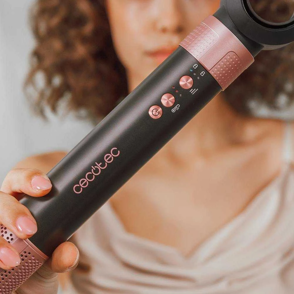 Modeliavimo šepetys Cecotec Bamba CeramicCare 12in1 AirGlam juoda