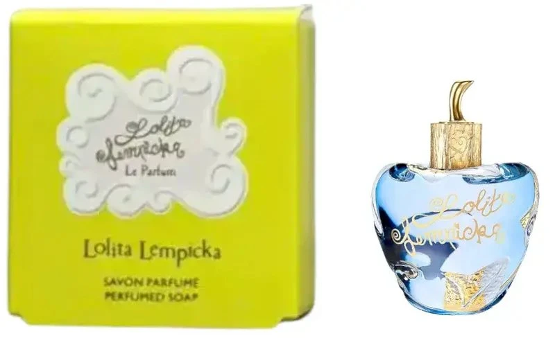 „Lolita Lempicka“ rinkinys: „Le Parfum“ parfumuotas vanduo moterims, 5 ml + „Le Parfum“ kvapusis muilas, 25 g *Miniatiūrinis