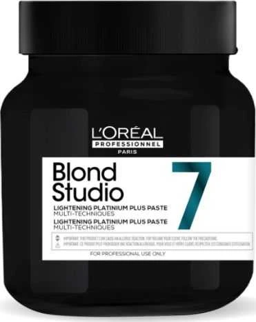 Greitai veikianti plaukų šviesinimo pasta L'oreal Professionnel Blond Studio Lightening Platinium Plus Paste 500g