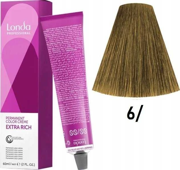 Londa Professional Londacolor 6 dažų tūbelė su sruogos pavyzdžiu