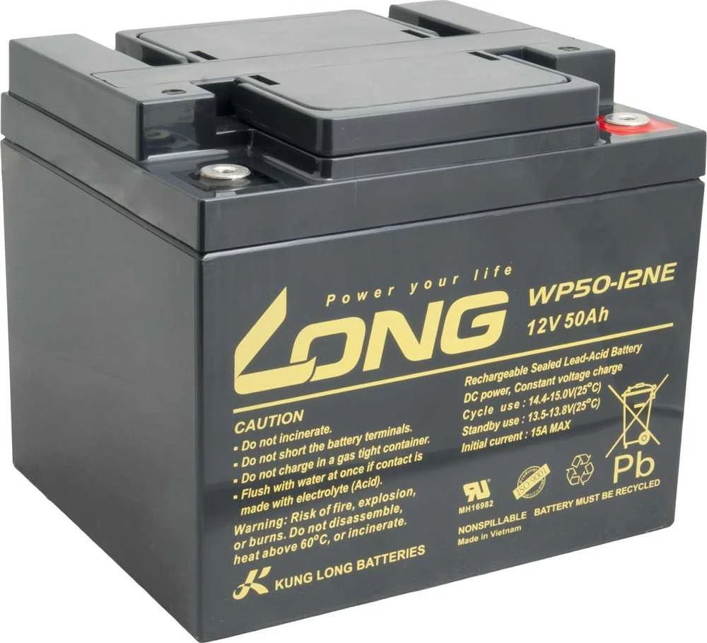 Nezatříděno Ilgas 12V 50Ah švino rūgšties akumuliatorius DeepCycle AGM M6 (WP50-12NE)