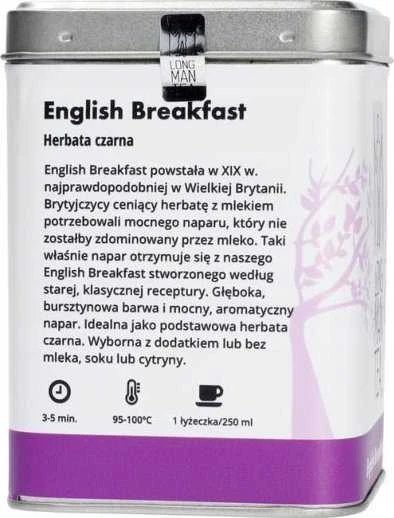 Long Man Tea Long Man arbata - Angliški pusryčiai - Biri arbata - 120g Caddy