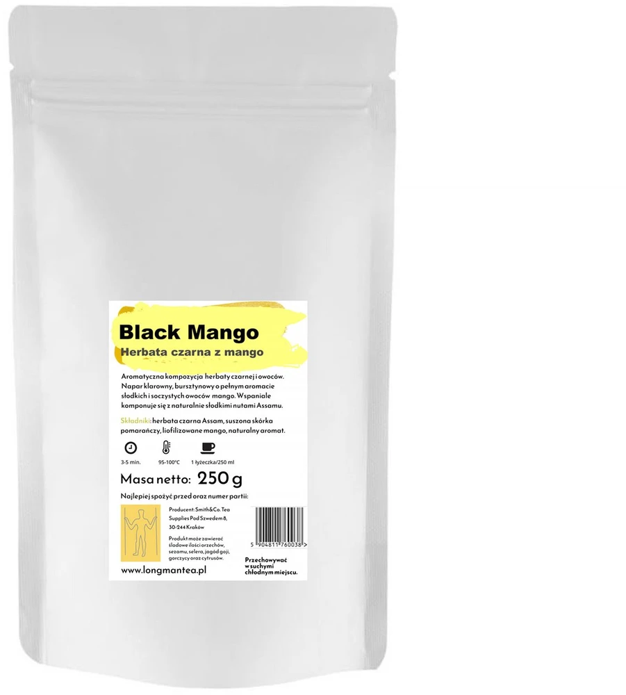Long Man Tea - Juodas Mango - Loose Tea 250g