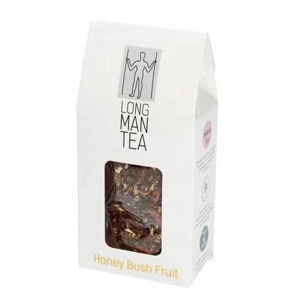Long Man Tea medaus krūmo vaisių arbata dėžutėje