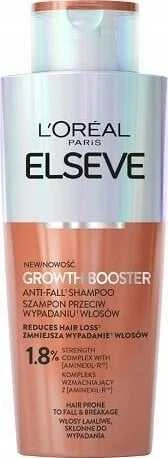 L'Oreal Elseve Growth Booster stiprinantis šampūnas nuo plaukų slinkimo 200 ml