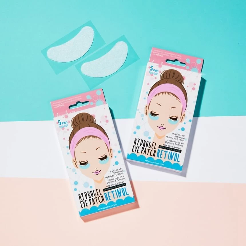 Look At Me Hydrogel Retinol Firming Eye Patch, 10 vnt.