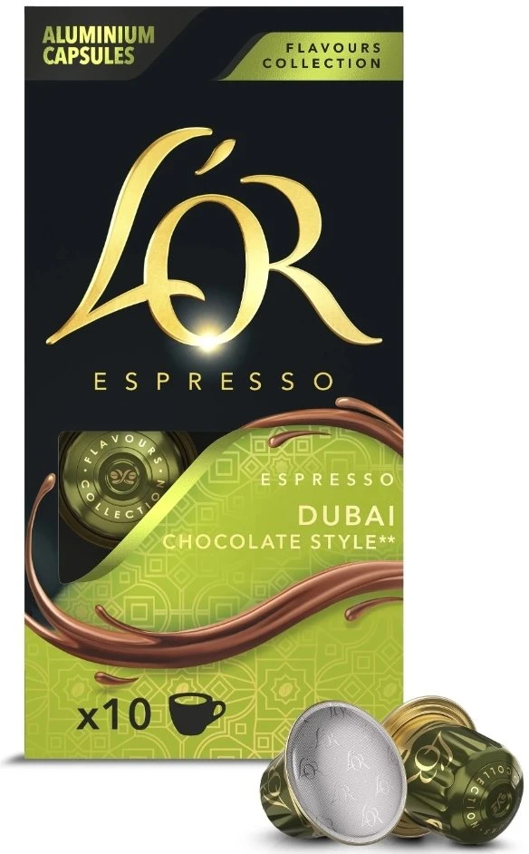 Kavos kapsulės L'OR Dubai Chocolate, 10 vnt
