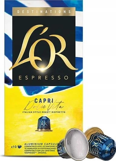 Kavos kapsulės L'OR CAPRI, 10 vnt