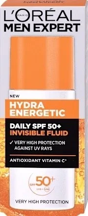 L'Oréal Paris Men Expert Hydra Energetic Invisible Anti-UV Fluid Face Sun Care