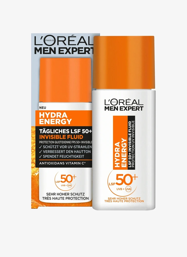L'Oréal Paris Men Expert Hydra Energetic Invisible Anti-UV Fluid Face Sun Care