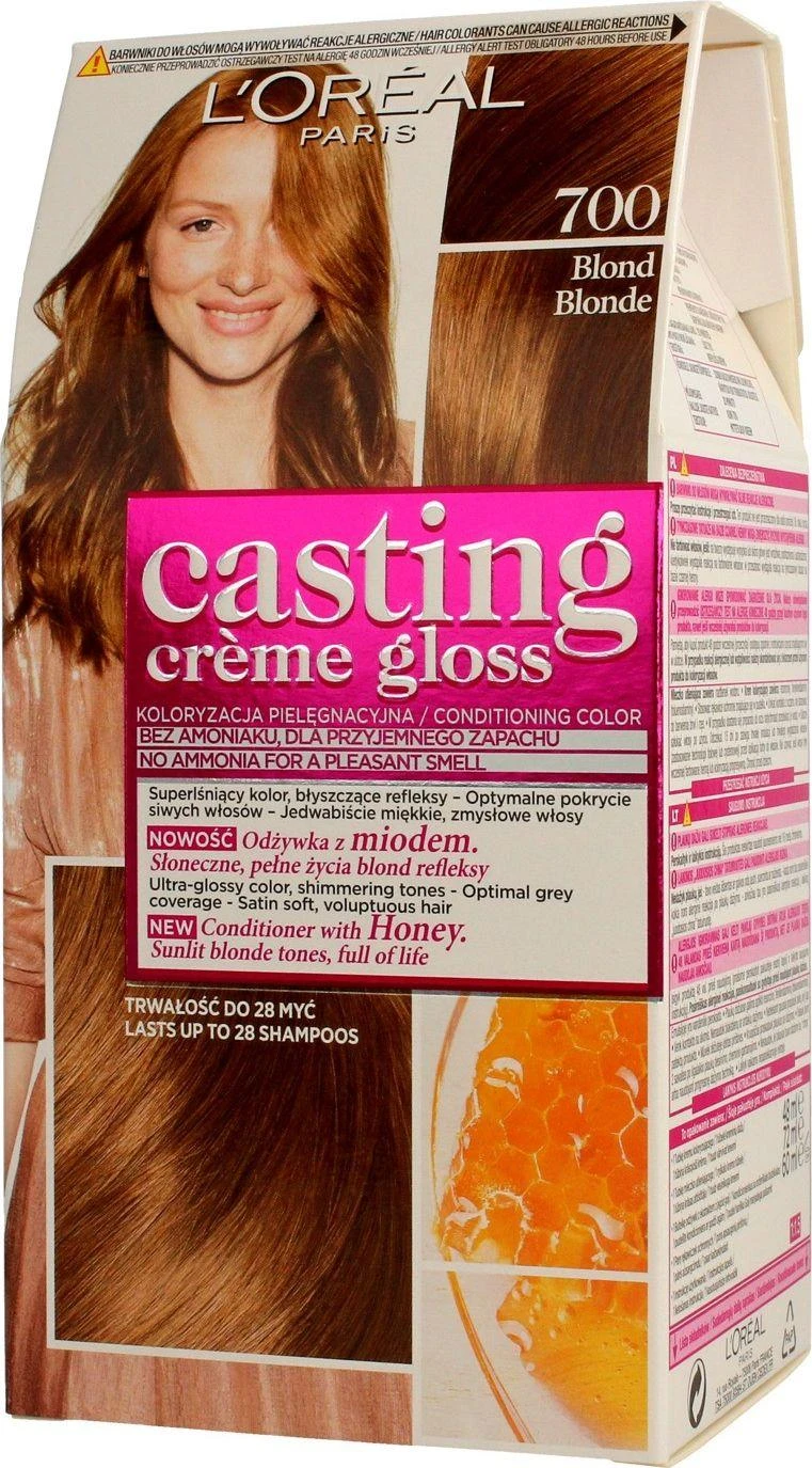 L'Oreal Casting Creme Gloss dažų pakuotė 700 Blond