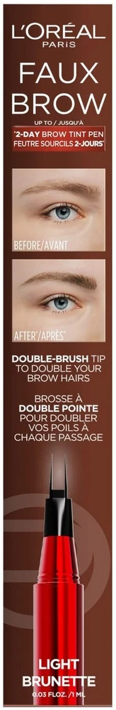 L'Oreal Paris Faux Brow šviesiai brunetė 1 ml