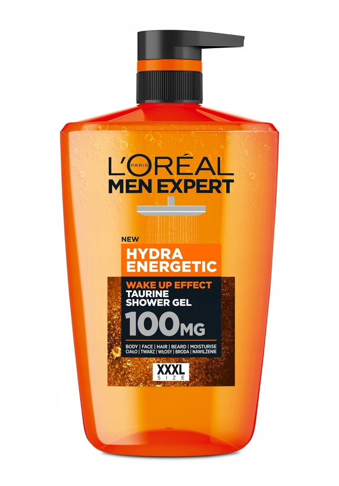 L'Oreal „Men Expert Hydra Energetic“ dušo želė 1000 ml