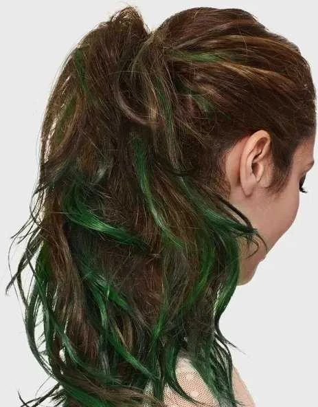 L'Oreal Paris Colorista plaukų makiažo pusiau ilgalaikiai plaukų dažai #GREENHAIR, 30 ml
