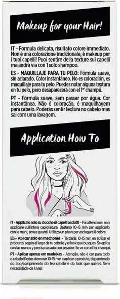 L'Oreal Paris Colorista plaukų makiažo pusiau ilgalaikiai plaukų dažai #MILLENIALPINK, 30 ml