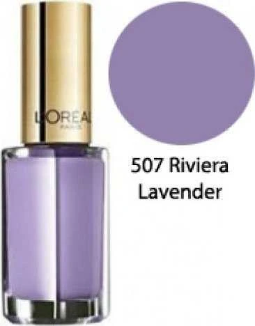 „L'Oreal Paris“ „Color Riche Le Vernis“ nagų lakas, 507 „Riviera Lavender“, 5 ml, moterims