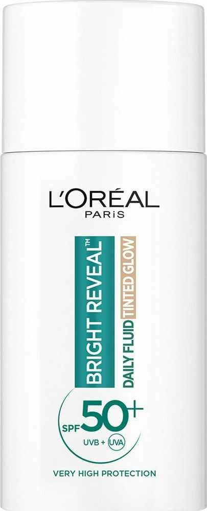 „L'Oreal Paris Bright Reveal Daily Fluid“ tonuotas švytėjimo suteikiantis makiažo skystis, 50 ml