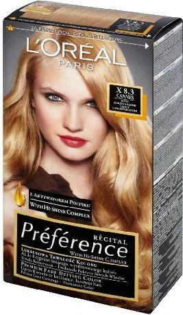 L'Oreal Paris Preference 8.3 Šviesiai auksinė blondinė