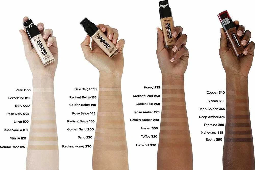L´Oréal Paris Infaillible 24H Fresh Wear makiažo pagrindas 30 ml (015 Porcelain)