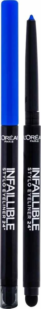 L'Oreal Paris Infaillible 24H Atsparus vandeniui Contour Gel Pieštukas Akių apvadas 314 Rebel Mėlyna, 10 g