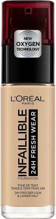 L’Oréal Paris Make-Up Designer Ineutralfaillible Founeutraldationeutral 300 Ambre/Amber Buteliukas su pompa Skystis